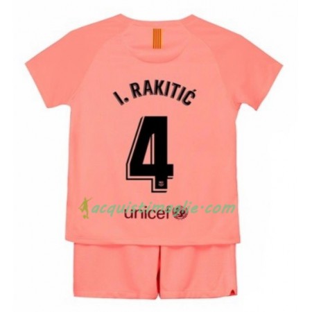 Divisa di Calcio Barcellona I.Rakitic 4 Bambino Terza 2018/2019